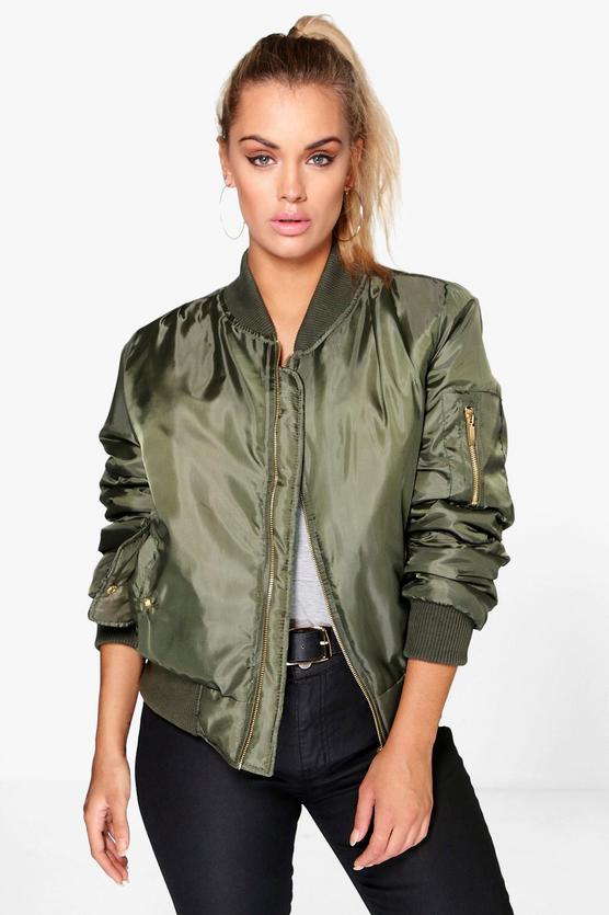 Plus Candace MA1 Bomber Jacket